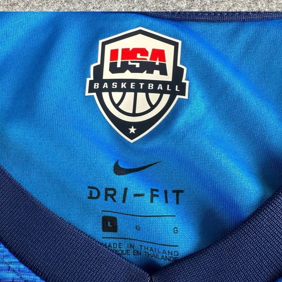 Nike USA Basketball Dri-FIT Jersey Mens Large Blue Team National - Picture 3 of 7